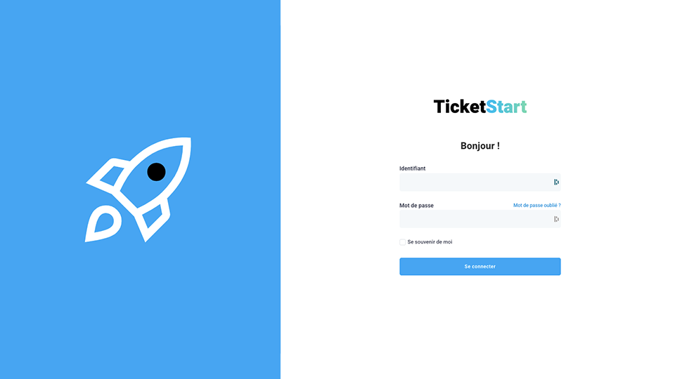 TicketStart - Screen 01